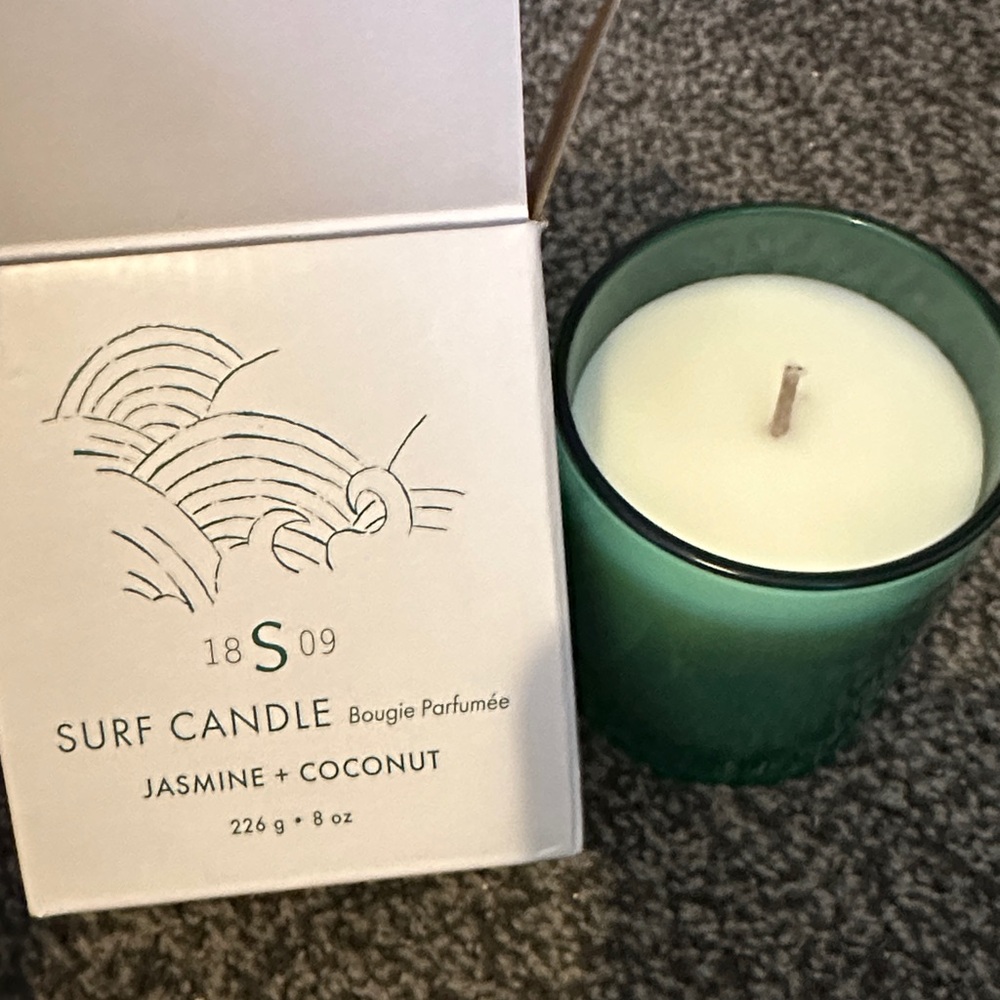 Free People Green Surf Candle